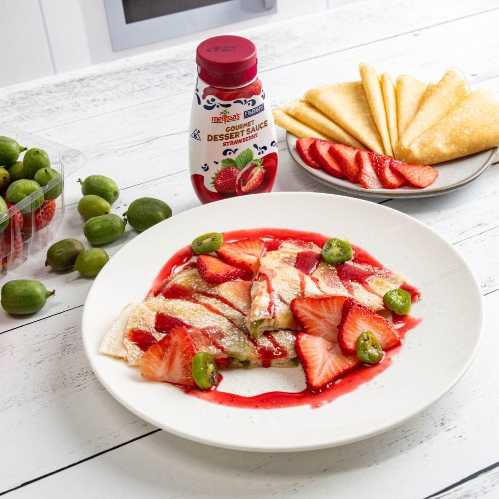 Strawberry Gourmet Dessert Sauce 4 Strawberry Gourmet Dessert Sauce