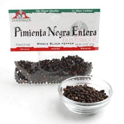 Whole Black Pepper / Pimienta Negra (Don Enrique<sup>®</sup> Brand)