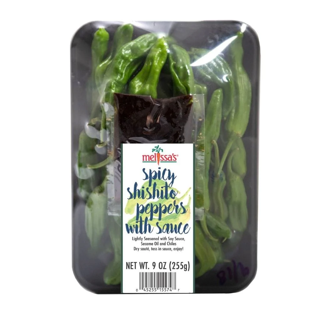 Spicy Shishito Peppers with Sauce