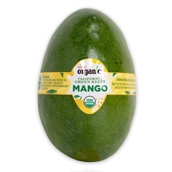 Organic Green Keitt Mangos