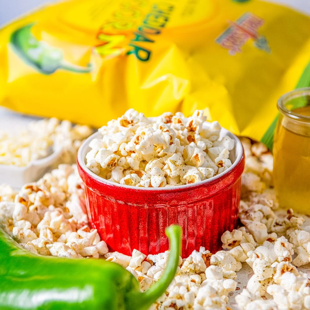 Hatch Cheddar Popcorn