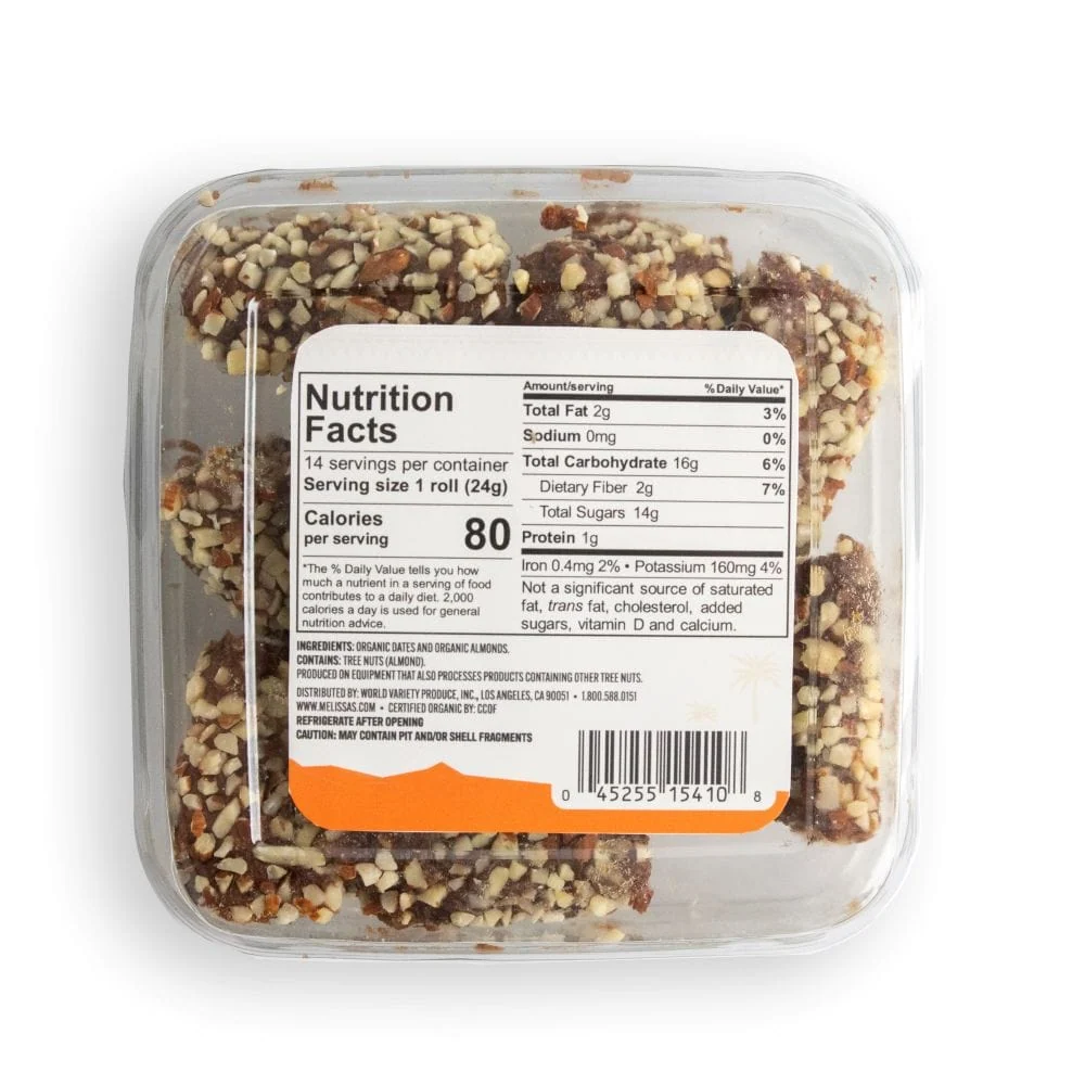 Organic Almond Roll Dates