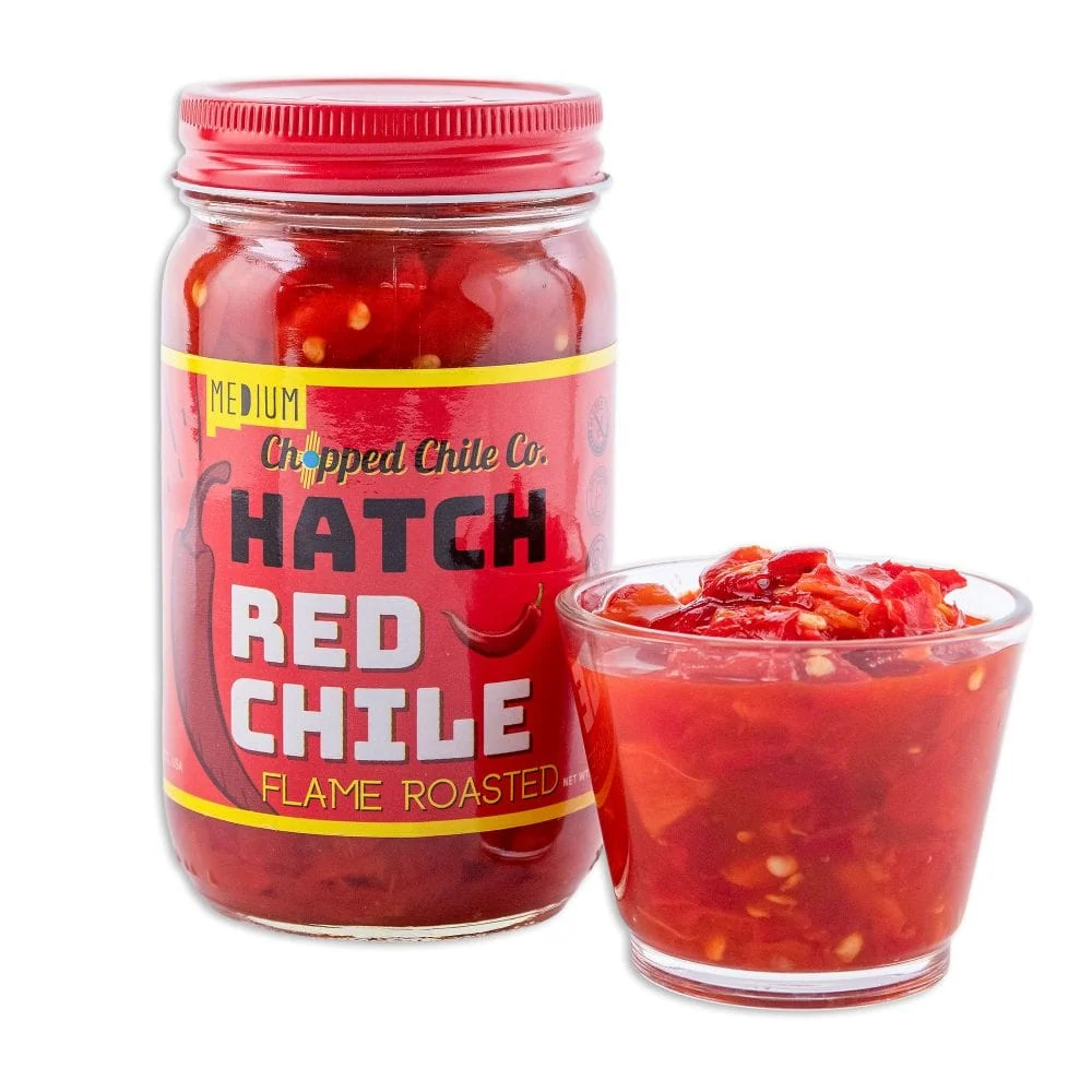 Roasted Chopped Hatch Red Chile (Medium) 5 Roasted Chopped Hatch Red Chile (Medium)