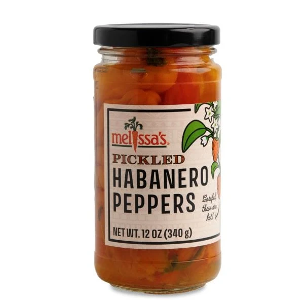 Pickled Habanero Peppers (Chile Habanero)