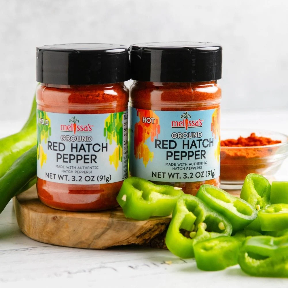 Red Hatch Pepper Powder Shakers 3 Red Hatch Pepper Powder Shakers