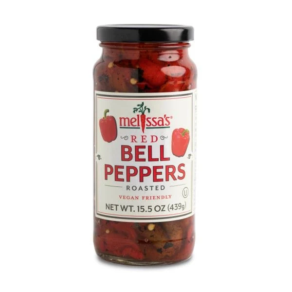 Fire Roasted Sweet Red Bell Peppers