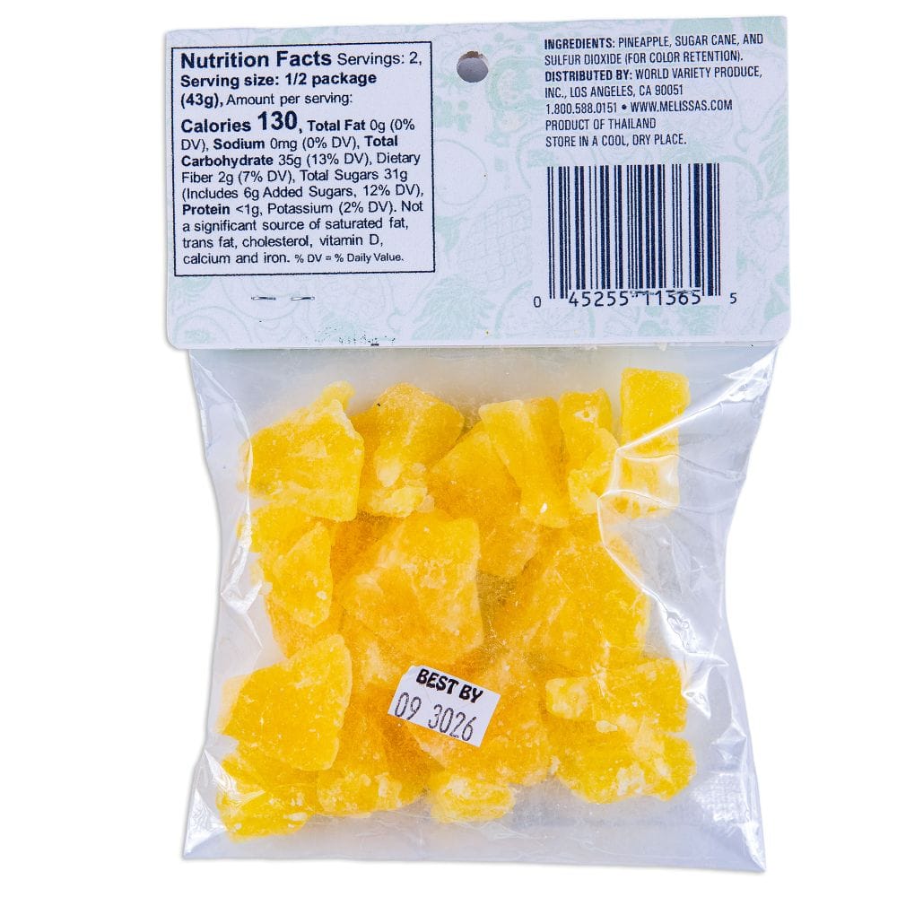 Dried Pineapple Chunks