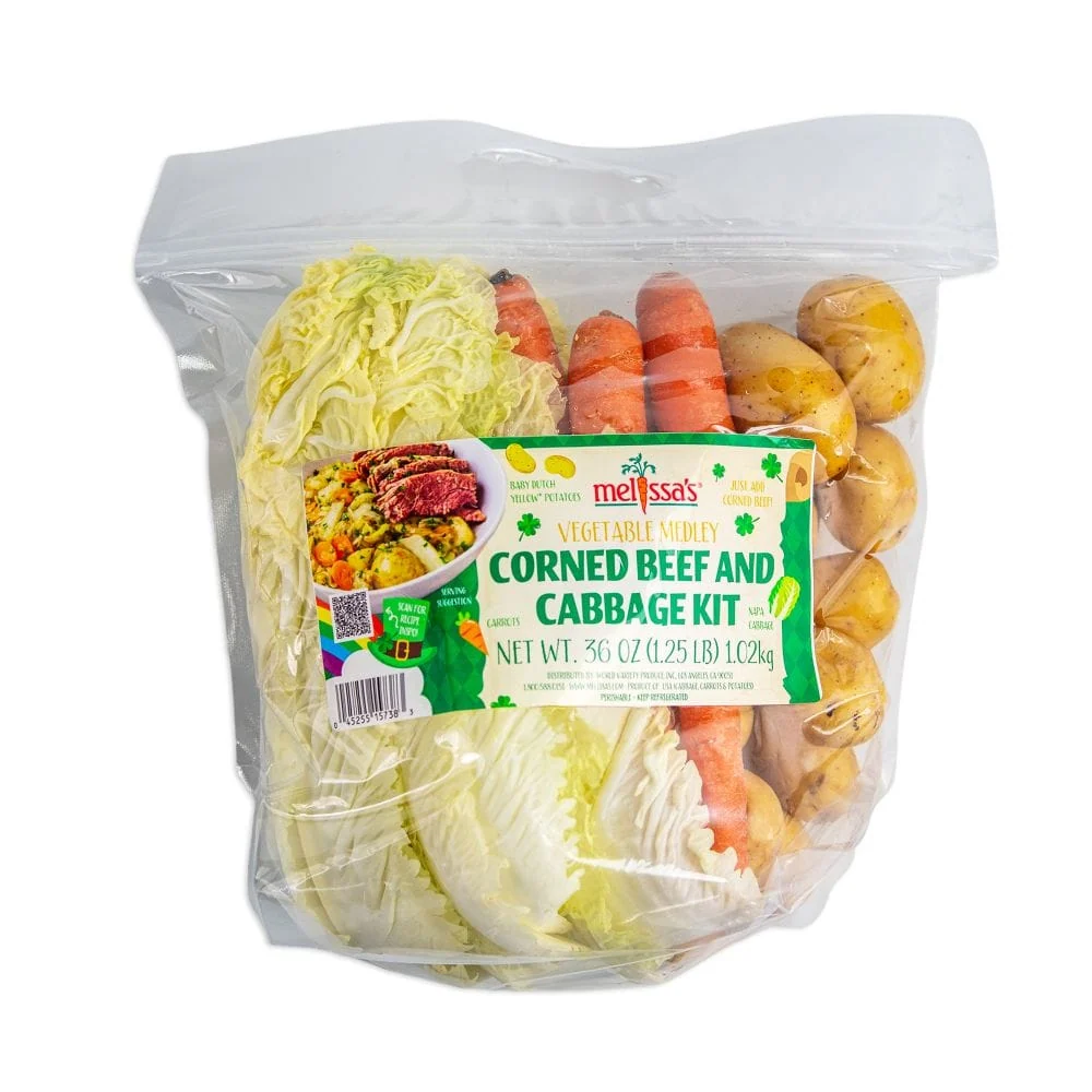 Corned Beef and Cabbage – Vegetable Medley Kit